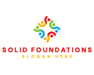 Philanthrophy - Community People Foundation logo design