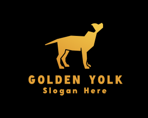 Golden Labrador Dog logo design