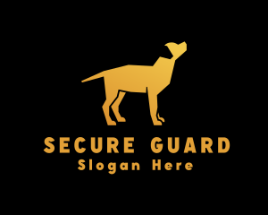 Dog Training - Golden Labrador Dog logo design