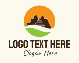 Mountain Peak - Canyon Nature Park logo design