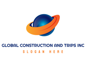 Planet Global Gradient logo design