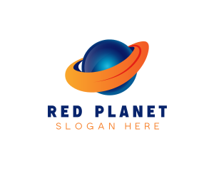 Planet Global Globe logo design