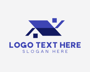 Geometric Shapes - Geometric House Property logo design
