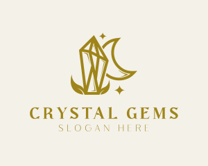 Luxe Moon Stone logo design