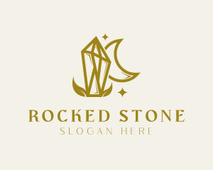 Luxe Moon Stone logo design