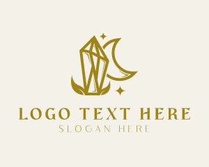 Gem - Luxe Moon Stone logo design