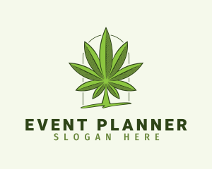 Natural Cannabis Leaf Logo