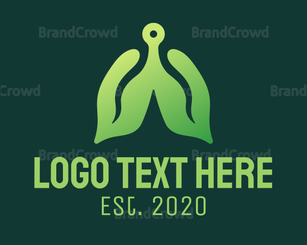 Green Natural Lungs Tech Logo