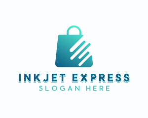 Express Shopping Bag App logo design