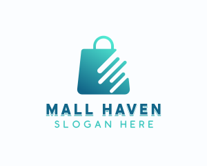 Express Shopping Bag App logo design