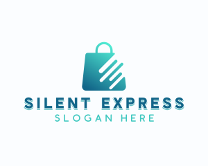 Express Shopping Bag App logo design