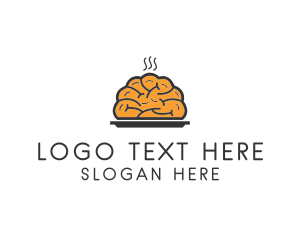 Plate - Smart Brain Food logo design