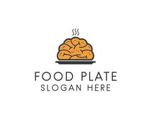 Plate - Smart Brain Food logo design