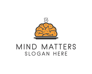 Brain - Smart Brain Food logo design