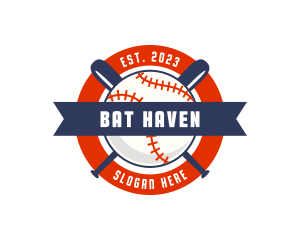 Bat - Championship Baseball Bat logo design