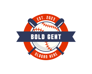 Championship Baseball Bat  logo design