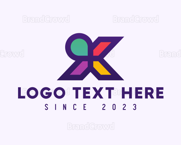 Modern Creative Art Letter X Logo