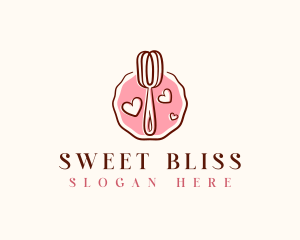 Whisk Baking Sweets logo design