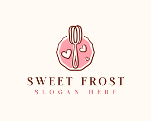 Whisk Baking Sweets logo design