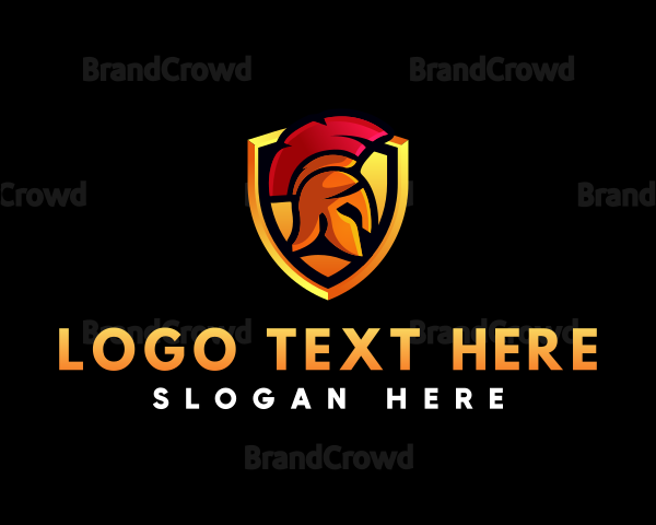 Spartan Warrior Avatar Logo