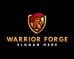 Spartan Warrior Avatar logo design