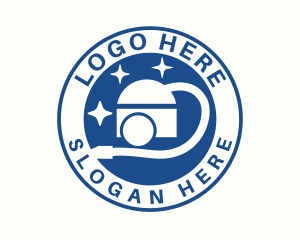 Hygienic - Blue Vacuum Cleaning logo design