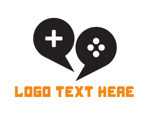 Joystick - Game Controller Forum Chat logo design
