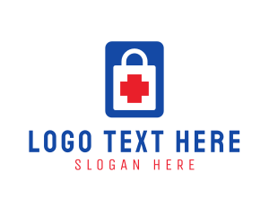 Physical Examination - Medical Shopping Bag logo design
