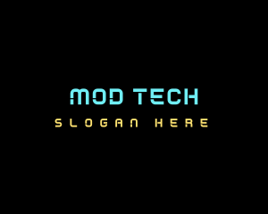 Modern Tech Digital logo design