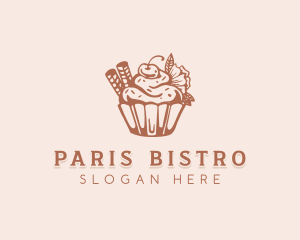 Cherry Cupcake Patisserie logo design