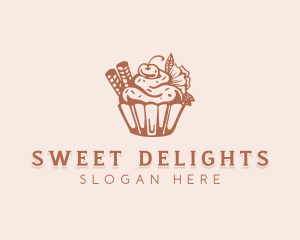 Cherry Cupcake Patisserie logo design