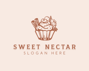 Cherry Cupcake Patisserie logo design