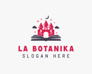 Storytelling - Castle Book Learning logo design