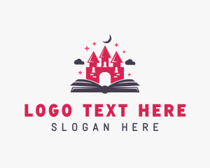 Author - Castle Book Learning logo design