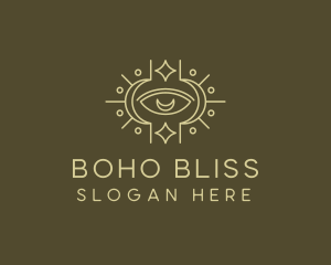  Moon Eye Boho logo design