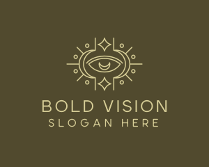  Moon Eye Boho logo design