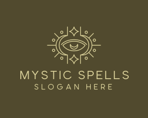 Sorcery - Moon Eye Boho logo design