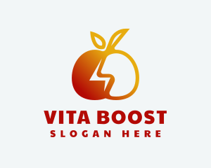 Vitamin - Apple Vitamin Energy logo design