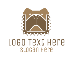 Aggressive - Brown Dog Chain logo design