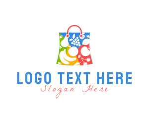 Eco Bag - Fruit Shopping Bag logo design