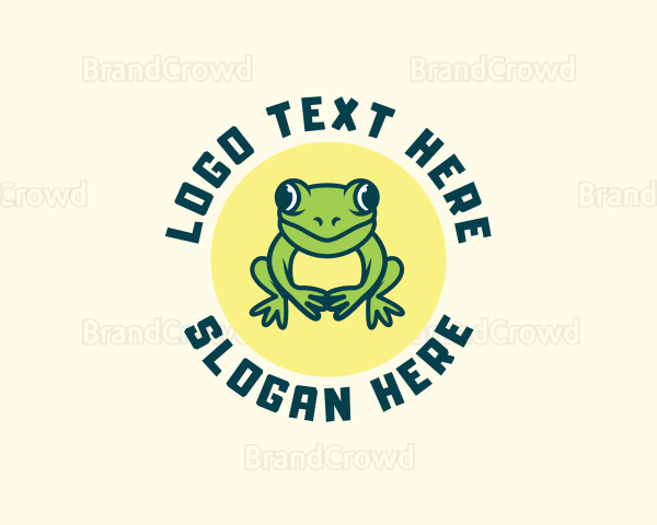 Wildlife Frog Nursery Logo