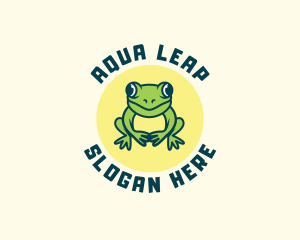 Amphibian - Wildlife Frog Nursery logo design