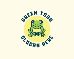 Toad - Wildlife Frog Nursery logo design
