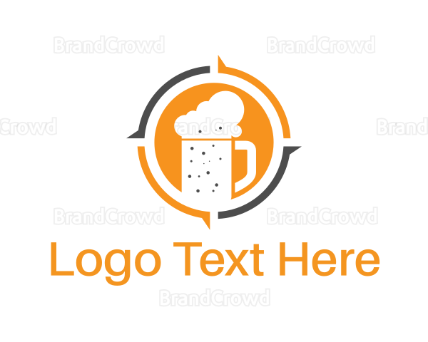 Beer Foam Mug Logo