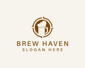 Beer Foam Mug logo design