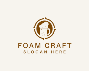 Beer Foam Mug logo design