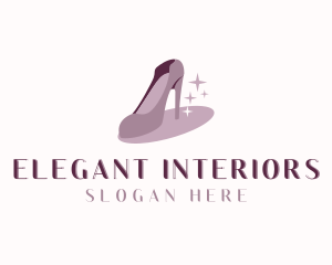 Elegant Stilettos Boutique logo design