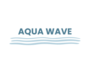 Wave Underline Wordmark logo design