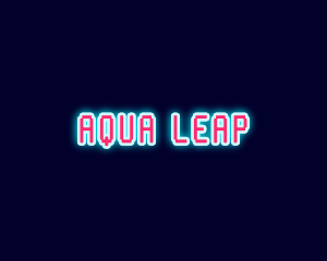 Neon Light Pixel  logo design