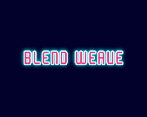 Neon Light Pixel  logo design